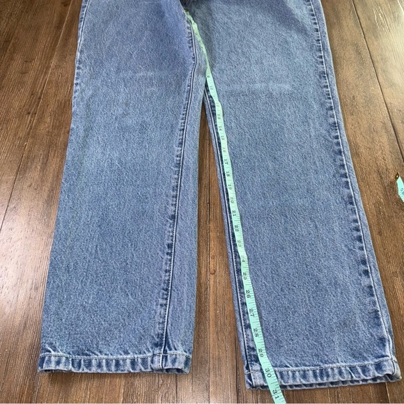 Vintage Tommy Hilfiger Blue Jeans High Rise Mom Jeans 90s Baggy y2k Straight Leg - Picture 7 of 11